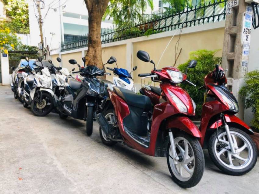 Thuê xe máy trong ngày ở hải phòng