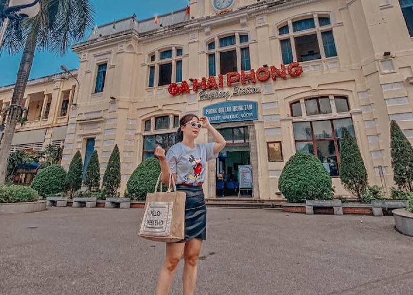 Check in tuyệt đẹp tại Ga Hải Phòng