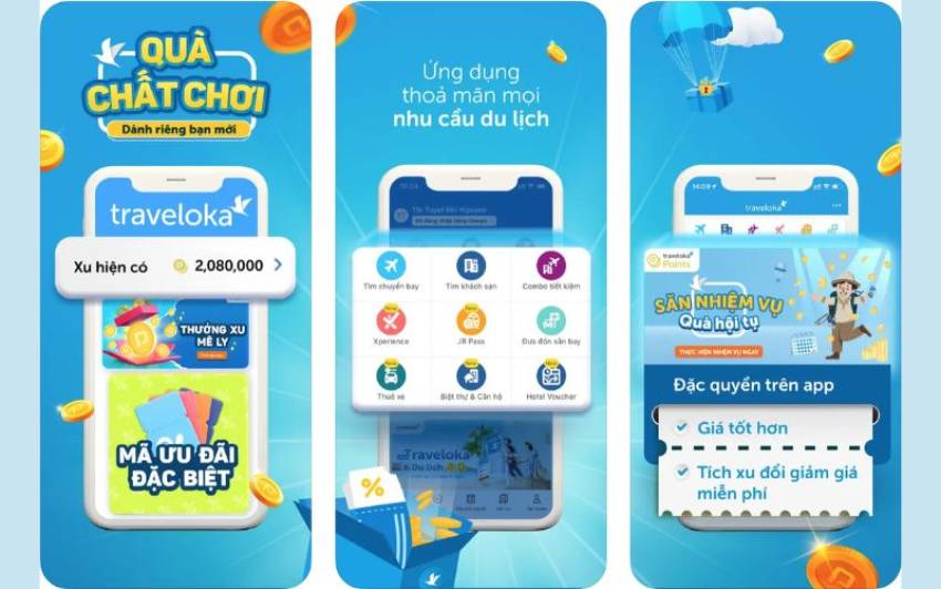 Traveloka - Ứng dụng cho thuê xe máy Hải Phòng phổ biến